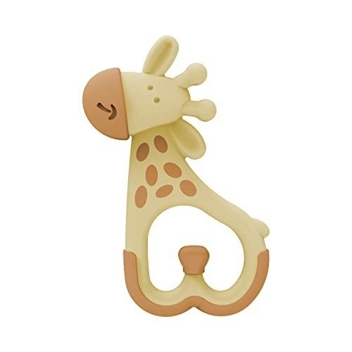 31kspyJWzlL.jpg Dr. Brown's Ridgees Giraffe, Massaging Baby Teether, Designed by a Pediatric Dentist, BPA Free,3m+ - Image 1