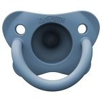 Dr. Brown’s HappyPaci 100% Silicone Pacifier 0-6m, BPA Free, White Blue Light Blue 3-Pack - Image 12