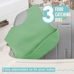 UpwardBaby Led Weaning Supplies - Suction Plates for Baby - Spoons Self Feeding 6 months Suction Bowls Silicone Plates - Toddler Plates Bowls Self Eating - Infant First Stage BLW Utensils 6-12 Months - Image 6