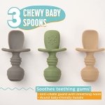 UpwardBaby Led Weaning Supplies - Suction Plates for Baby - Spoons Self Feeding 6 months Suction Bowls Silicone Plates - Toddler Plates Bowls Self Eating - Infant First Stage BLW Utensils 6-12 Months - Image 7