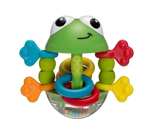 418oHYr2hpL.jpg Infantino Flip Flop Frog Rattle - Image 1