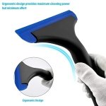 Gomake Small Silicone Squeegee Window Shower Squeegee Tool,Auto Water Blade for Car Windshield, Window, Mirror, Glass Door,Bathroom - Image 8