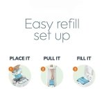 Diaper Genie Easy Roll Refill with 18 Bags - for the Diaper Genie Signature and Platinum pails | Lasts Up to 5 Months or Holds Up to 846 newborn Diapers Per Refill blue 1 Count - Image 6