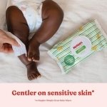 Huggies Natural Care Sensitive Baby Wipes, Unscented, Hypoallergenic, 99% Purified Water, 15 Flip-Top Packs (960 Wipes Total) - Image 8