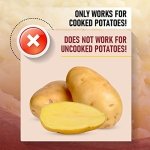 Cook Army Potato Ricer Stainless Steel Professional – 15 Oz Ricer Kitchen Tool With 3 Interchangeable Discs & Non Slip Handle – Mashed Potatoes Ricer & 3 in 1 Veggie Potato Peeler Knife Gadget - Image 6