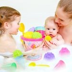 Bennol Beach Sand Toys for Kids Toddlers, Ice Cream Theme Kids Beach Sand Toys Set with Bucket Pail and Bag, Sand Castle Travel Beach Sandbox Toys Kit for Kids Toddlers Girls Boys Ages 3-10 - Image 6