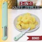 Cook Army Potato Ricer Stainless Steel Professional – 15 Oz Ricer Kitchen Tool With 3 Interchangeable Discs & Non Slip Handle – Mashed Potatoes Ricer & 3 in 1 Veggie Potato Peeler Knife Gadget - Image 4