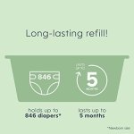 Diaper Genie Easy Roll Refill with 18 Bags - for the Diaper Genie Signature and Platinum pails | Lasts Up to 5 Months or Holds Up to 846 newborn Diapers Per Refill blue 1 Count - Image 9