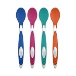 Dr. Brown's Designed to Nourish TempCheck Spoons, 4-Pack, Blue