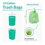 Reli. Biodegradable 13 Gallon Trash Bags | 100 Count | ASTM D6954 | Green | Eco-Friendly | Oxobiodegradable Under Certain Conditions (See Product Description) - Image 6