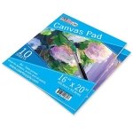U.S. Art Supply 9" x 12" 10-Sheet 8-Ounce Triple Primed Acid-Free Canvas Paper Pad (Pack of 2 Pads) - Image 5