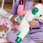 MindSprout Unicorn Mommy Stuffed with 4 Babies Inside her Tummy, for Girls 3 4 5 6 7 8 Years Old, Unicorn Toys for Girls Age 4-5, Best Birthday Gifts, Stuffed Animals Toy Age 6-8 - Image 2