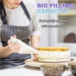 Anaeat Pastry Piping Bags Anti-Burst - Extra Thick 100 Pack Cake Decorating Bags, Disposable Cupcake Icing Bags for Cake, Cupcakes, Cookies & Frosting - Professional Baking Tools for Bakers (12") - Image 8
