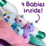 MindSprout Unicorn Mommy Stuffed with 4 Babies Inside her Tummy, for Girls 3 4 5 6 7 8 Years Old, Unicorn Toys for Girls Age 4-5, Best Birthday Gifts, Stuffed Animals Toy Age 6-8 - Image 7