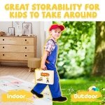 Bravmate Kids Tool Set, Pretend Play Toddler Wooden Tool Toys with Tool Box, Educational DIY STEM Toys for Boys and Girls Age 3, 4, 5 and Up (37 Pieces) - Image 3