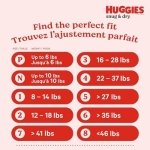Huggies Snug & Dry Disposable Baby Diapers, Size 5, 132 Count - Image 11