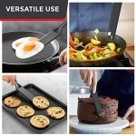 Mueller EuroPhoria Series Spatula, Heat Resistant Nylon Kitchen Turner, Cooking Utensils for Flipping Pancakes, Eggs, Burgers, Crepes and More, Perfect for Nonstick Cookware, Grey - Image 3