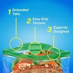 Ziploc Snack and Sandwich Bags for On-The-Go Freshness, Grip 'n Seal Technology for Easier Grip, Open and Close, 90 Count - Image 10