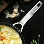 MSMK 2.5 Quart Saucepan with lid, Stay-Cool Handle, Burnt also Nonstick, Scratch-resistant, Induction Cooking Pot - Image 6