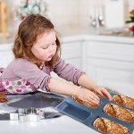 Bluedrop Silicone Bread Forms Square Shape Bread Molds Non Stick Bakery Trays Silicone Coated Fiber Glass 6 Caves Rectangle Moulds - Image 2