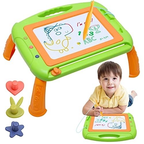 51oIg4gooyL.jpg Toddler Girl Boy Toys,Magnetic Drawing Board Toddler Toys for 1-2 Year Old Girls Boy,Erasable Doodle Board Kids Easter Toy for 1 2 3 Year Old,Valentines Day Gifts for Kids Girls Boy Toddlers Birthday - Image 1