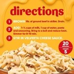 Velveeta Kraft Cheesy Skillets Dinner Kit Box, Creamy Beef Stroganoff, 11.6 Ounce - Image 7