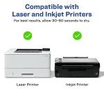 Avery Address Labels, Sure Feed and Easy Peel Technology, Glossy White Labels, 1" x 2-5/8", Permanent Adhesive, Laser/Inkjet, 300 Total (6525) - Image 8