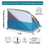 UNP Canopy Side Tent for 10x10 Pop Up Canopy, 4 Person, Ocean Blue - Image 2