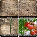 FEED GARDEN Garden Stakes 36 Inch 3ft 25 Pack, Sturdy Plant Metal Sticks Support, Plastic Coated Plant Stakes, Tomato Stakes, Beans, Trees - Image 4