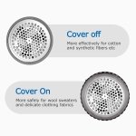 BEAUTURAL Lint Remover Fabric Shaver and Sweater Defuzzer with 2-Speeds, 2 Replaceable Stainless Steel Blades, Battery Operated - Image 7