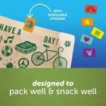 Ziploc Paper Sandwich & Snack Bags, Recyclable & Sealable with Fun Designs, 50 Count - Image 5