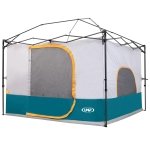 UNP Cube Tent for Camping, 10x10 Pop Up Canopy Attachment, Ocean Blue