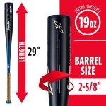 Franklin Sports Heist 1000 Youth Baseball Bat - 29" / 19oz. - Royal - Image 3