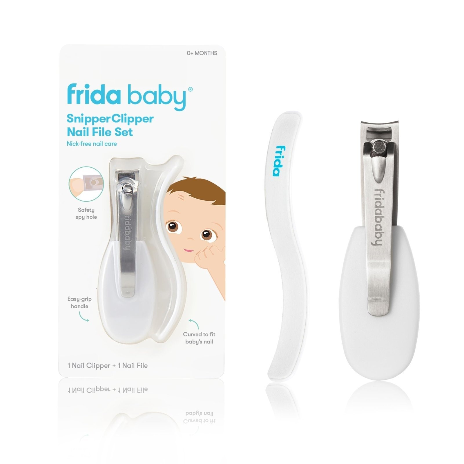 71C0eY8uZ-L.jpg Fridababy NF017 NailFrida - The SnipperClipper, White/Black - Image 1