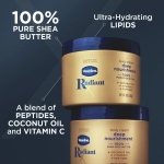 Vaseline Radiant X Deep Nourishment Body Cream For Dry Skin 10oz - Image 3