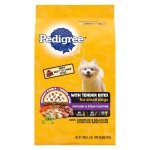 PEDIGREE Tender Bites Small Dog Dry Dog Food Chicken & Steak Flavour 2kg Bag