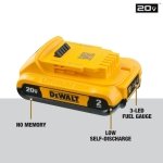 DEWALT 20V MAX Cordless Drill Driver Set, Electric Drill, Brushless 1/2 In 2 Speed, 2.0 Ah Battery and Charger Included, LED Light (DCD777D1) - Image 4