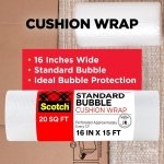 Scotch Cushion Wrap, 16 in x 15 ft., 1 Roll/Pack (7924) - Image 2