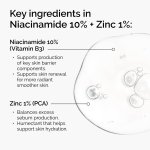 The Ordinary Niacinamide 10% + Zinc 1%, Smoothing Serum for Blemish-Prone Skin, 1 Fl Oz - Image 3