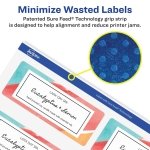Avery Address Labels, Sure Feed and Easy Peel Technology, Glossy White Labels, 1" x 2-5/8", Permanent Adhesive, Laser/Inkjet, 300 Total (6525) - Image 4