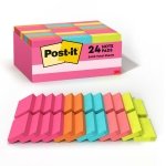 Post-it Notes, 1.38 x 1.88 in, Poptimistic Collection, 24 Pads