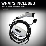 Schumacher Electric Level 1 Portable EV Charger, 12A, 120V – SEV1670 - Image 6