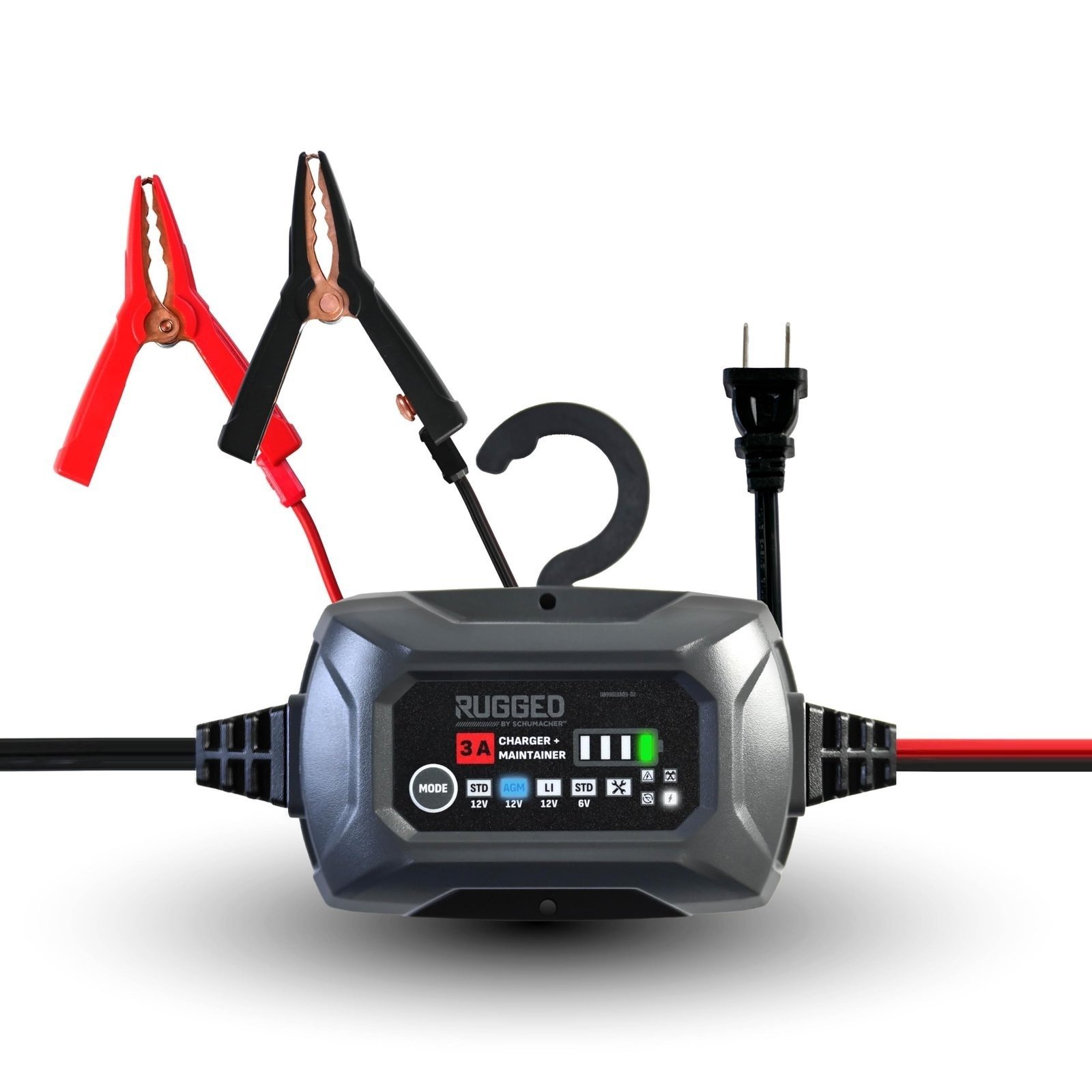 71tPh72l-UL.jpg Schumacher Electric 3A Car Battery Charger & Maintainer, 6V/12V – SC1681 - Image 1