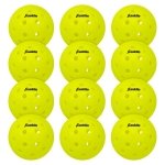 Franklin Sports x-40 Performance Outdoor Pickleballs - Usapa Approved (12 Pack)