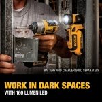 DEWALT 20V MAX LED Work Light Rechargeable, LED Flashlight, Magnetic Flashlight, Freestanding and Clip-On Light, 360 degree pivoting Head, Tool Only (DCL044) - Image 3