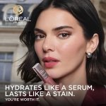 L'Oreal Paris Hyaluron Tint Lip Stain Serum, Long Lasting, Hydrating Lip Makeup Infused with Hyaluronic Acid, 601 Worth It (Pinky Nude) - Image 3
