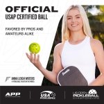 Franklin Sports x-40 Performance Outdoor Pickleballs - Usapa Approved (12 Pack) - Image 2