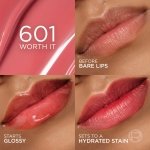 L'Oreal Paris Hyaluron Tint Lip Stain Serum, Long Lasting, Hydrating Lip Makeup Infused with Hyaluronic Acid, 601 Worth It (Pinky Nude) - Image 2