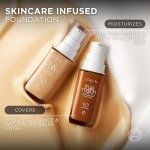 L'Oreal Paris True Match Super-Blendable Foundation, Medium Coverage Liquid Foundation Makeup, C2, Light, 1 Fl Oz - Image 7