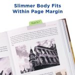 Avery® Margin Ultra Tabs®, 2.5" x 1" Repositionable, 24 Pastel Tabs - Image 2